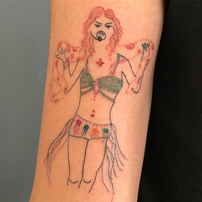 This Tattoo Artist Can’t Draw And That’s Precisely Why Her Clients Choose Her (30 New Pics) This Tattoo Artist Can’t Draw And That’s Precisely Why Her Clients Choose Her (30 New Pics)