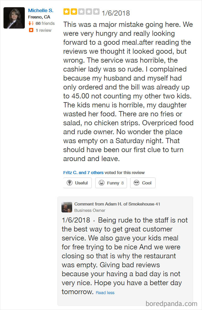 30 Of The Funniest Restaurant Comebacks To Bad Reviews 30 Of The Funniest Restaurant Comebacks To Bad Reviews