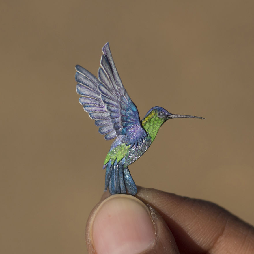 We&#8217;ve Been Creating Miniature Paper Birds Every Day For An Entire Year
