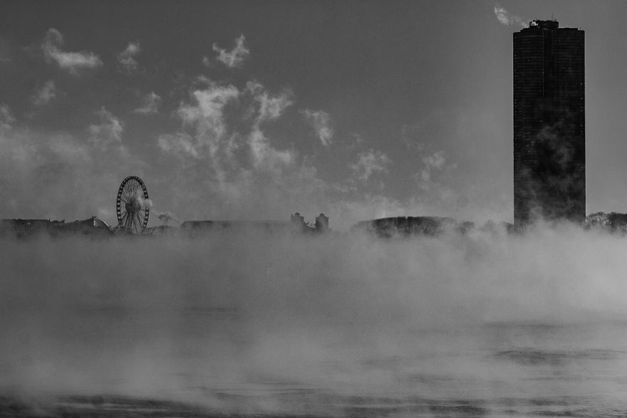 I Went Out In Chicago During The Polar Vortex (-29°c) And Took Photos Along The Lakefront I Went Out In Chicago During The Polar Vortex (-29°c) And Took Photos Along The Lakefront