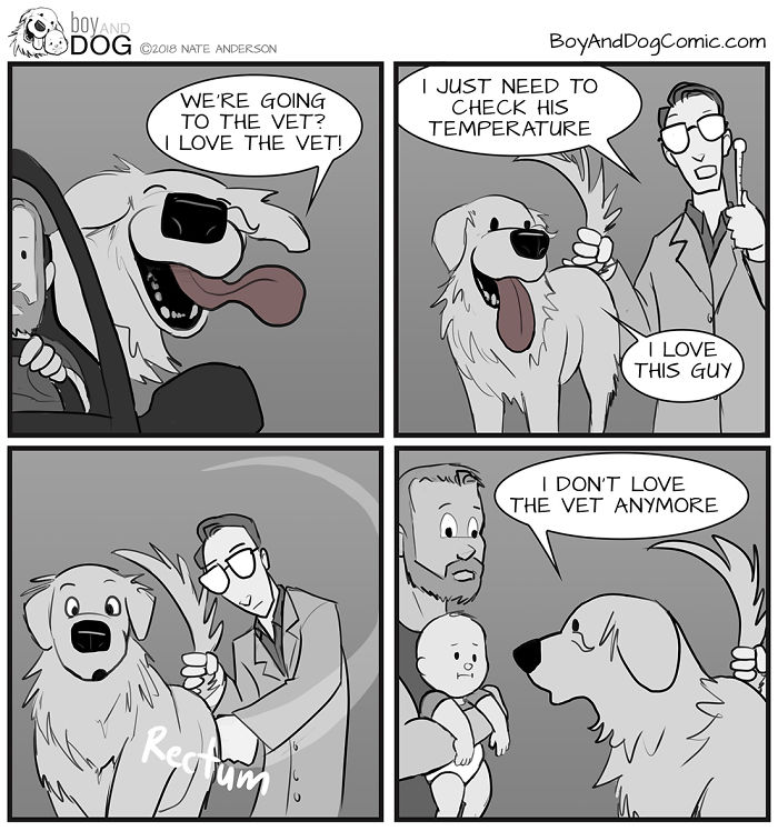 Father Illustrates The Friendship Between His Baby And Their Dog (30 New Comics) Father Illustrates The Friendship Between His Baby And Their Dog (30 New Comics)