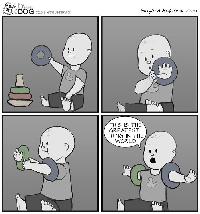 Father Illustrates The Friendship Between His Baby And Their Dog (30 New Comics) Father Illustrates The Friendship Between His Baby And Their Dog (30 New Comics)