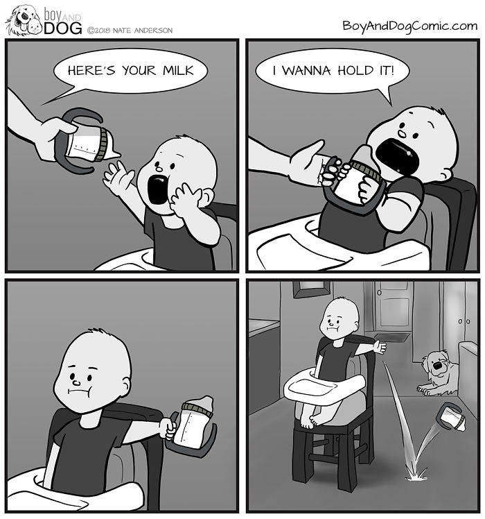 Father Illustrates The Friendship Between His Baby And Their Dog (30 New Comics) Father Illustrates The Friendship Between His Baby And Their Dog (30 New Comics)