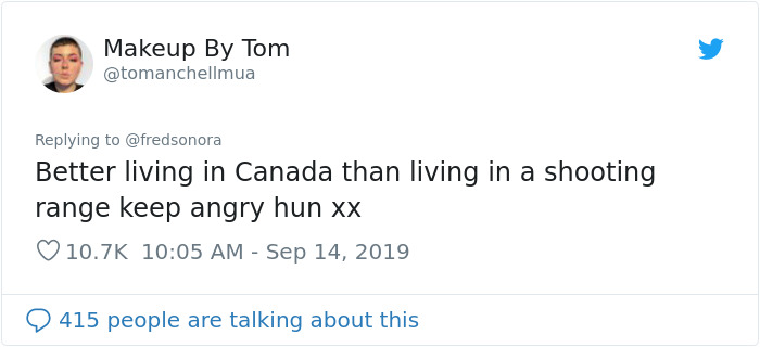 Guy Insults Canada, But This Girl Defends It With Some Truth Bombs That Get Over 1M Likes And Retweets Guy Insults Canada, But This Girl Defends It With Some Truth Bombs That Get Over 1M Likes And Retweets