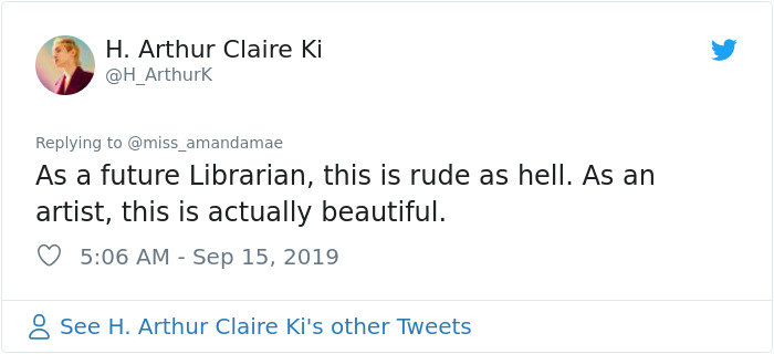 Librarian Shares Photo Of A Taco She Found In A Returned Library Book Baffling The Internet