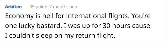 Person Can&#8217;t Believe The Difference Between Economy And Business Class After Getting Randomly Upgraded To Business Class