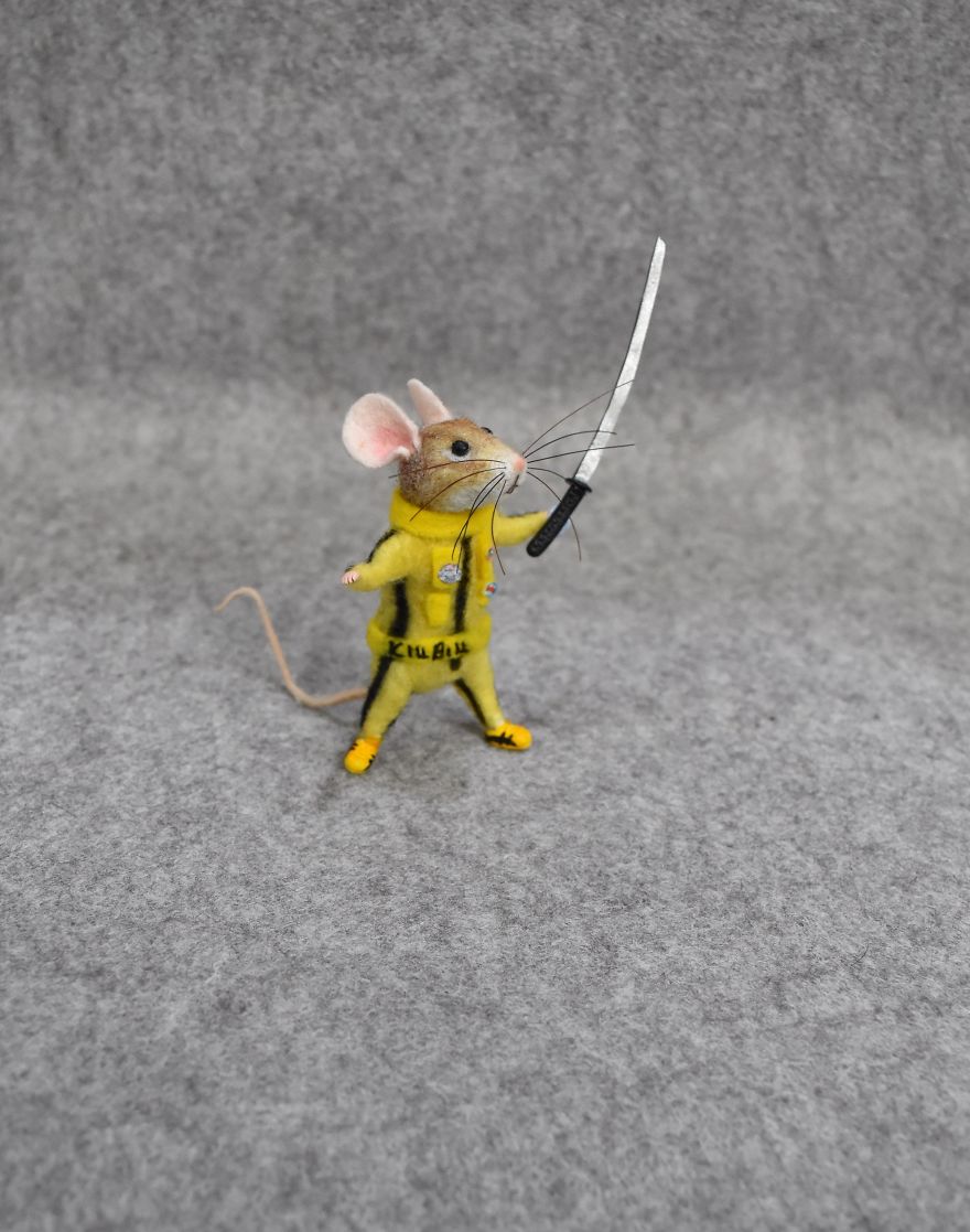 I Needle-Felt Mice And Dress Them Up As Famous Characters (25 New Pics)