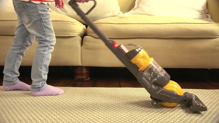 Parents Love This $27 Dyson Vacuum For Kids That Actually Cleans The Floor Parents Love This $27 Dyson Vacuum For Kids That Actually Cleans The Floor