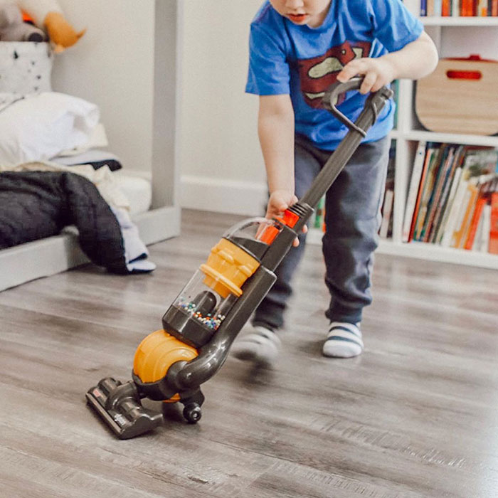 Parents Love This $27 Dyson Vacuum For Kids That Actually Cleans The Floor Parents Love This $27 Dyson Vacuum For Kids That Actually Cleans The Floor