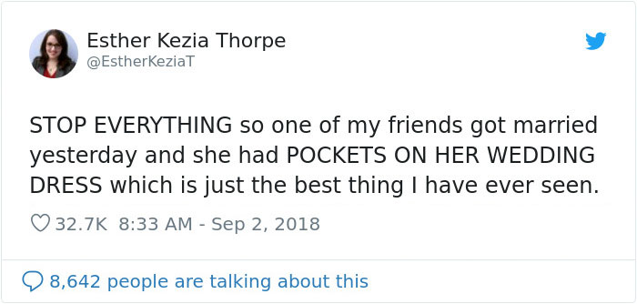 13 Times Brides Couldn’t Hold Back Their Happiness Because They Wore Dresses With Pockets 13 Times Brides Couldn’t Hold Back Their Happiness Because They Wore Dresses With Pockets