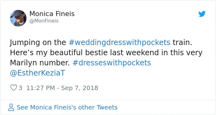 13 Times Brides Couldn’t Hold Back Their Happiness Because They Wore Dresses With Pockets 13 Times Brides Couldn’t Hold Back Their Happiness Because They Wore Dresses With Pockets