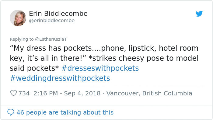 13 Times Brides Couldn’t Hold Back Their Happiness Because They Wore Dresses With Pockets 13 Times Brides Couldn’t Hold Back Their Happiness Because They Wore Dresses With Pockets