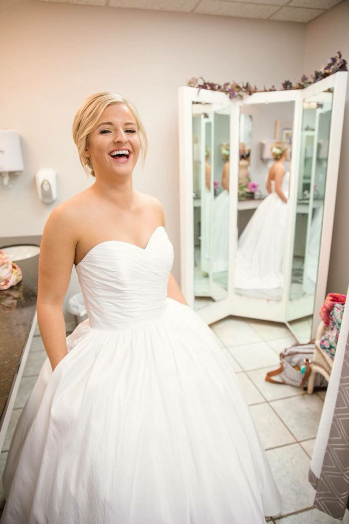 13 Times Brides Couldn’t Hold Back Their Happiness Because They Wore Dresses With Pockets 13 Times Brides Couldn’t Hold Back Their Happiness Because They Wore Dresses With Pockets