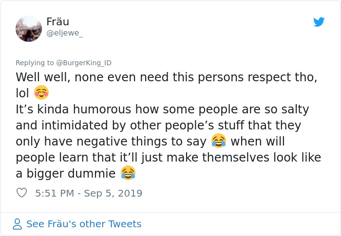 Burger King’s Brutal Response To Someone Questioning Their ‘Special Crew’ Goes Viral Burger King’s Brutal Response To Someone Questioning Their ‘Special Crew’ Goes Viral