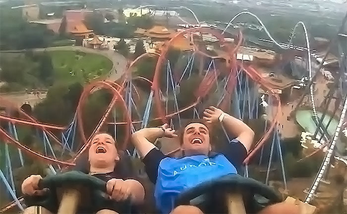 Someone Drops Their iPhone While Going 83 Miles Per Hour On A Roller Coaster And This Guy Catches It Someone Drops Their iPhone While Going 83 Miles Per Hour On A Roller Coaster And This Guy Catches It