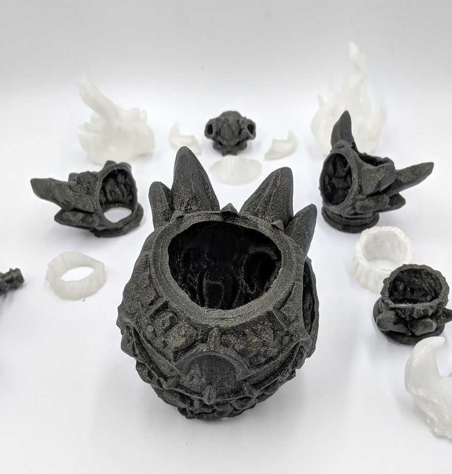 When This 3D Printed Lamp Lights Up It Really Gives The Room A WoW Factor When This 3D Printed Lamp Lights Up It Really Gives The Room A WoW Factor