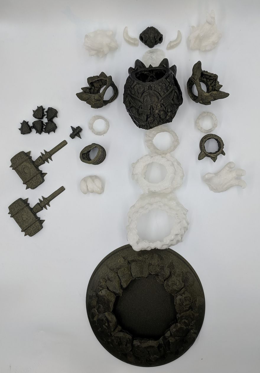 When This 3D Printed Lamp Lights Up It Really Gives The Room A WoW Factor When This 3D Printed Lamp Lights Up It Really Gives The Room A WoW Factor