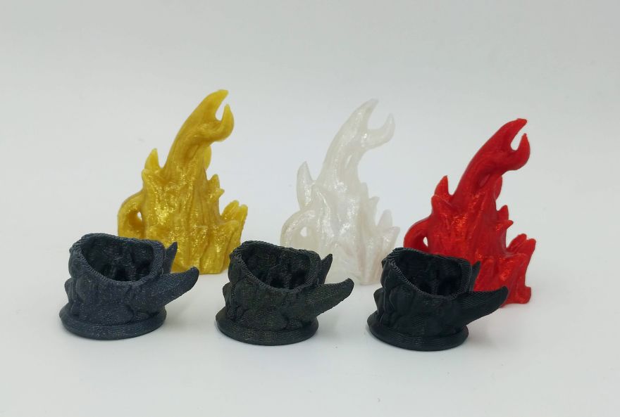 When This 3D Printed Lamp Lights Up It Really Gives The Room A WoW Factor When This 3D Printed Lamp Lights Up It Really Gives The Room A WoW Factor