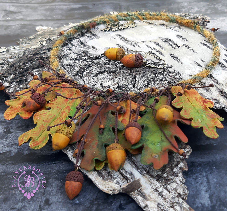 “Autumn On The Way” Jewellery Collection From Polymer Clay! “Autumn On The Way” Jewellery Collection From Polymer Clay!