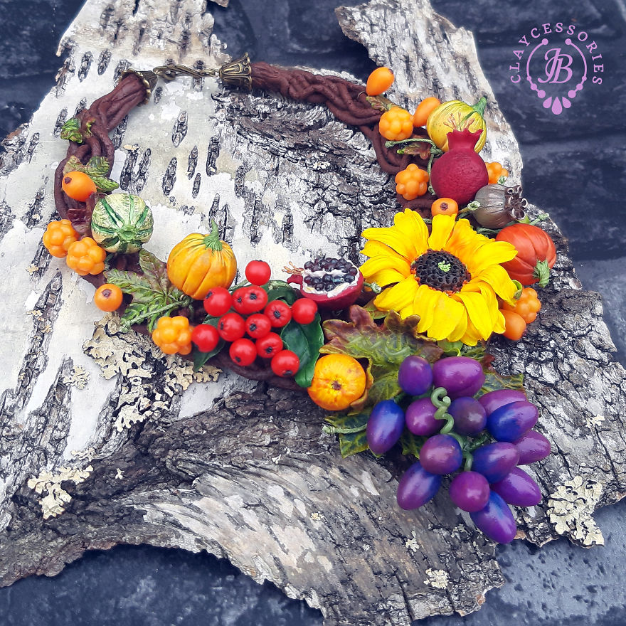 “Autumn On The Way” Jewellery Collection From Polymer Clay! “Autumn On The Way” Jewellery Collection From Polymer Clay!