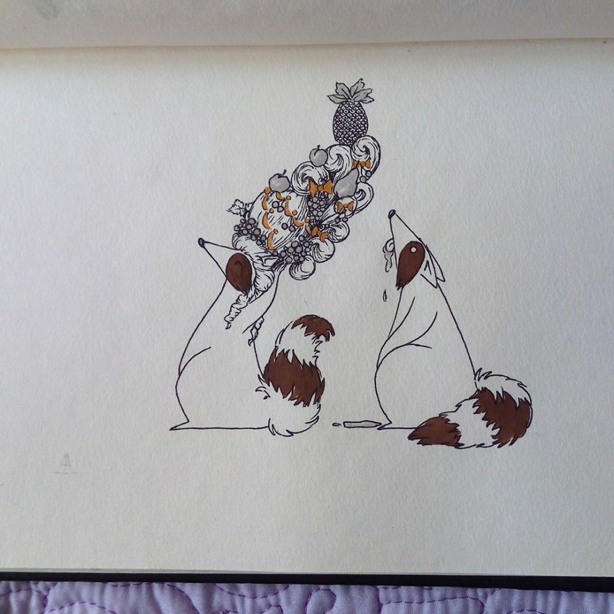 My Friend Makes The Most Adorable Illustrations Of Two Raccoons (26 Pics) My Friend Makes The Most Adorable Illustrations Of Two Raccoons (26 Pics)