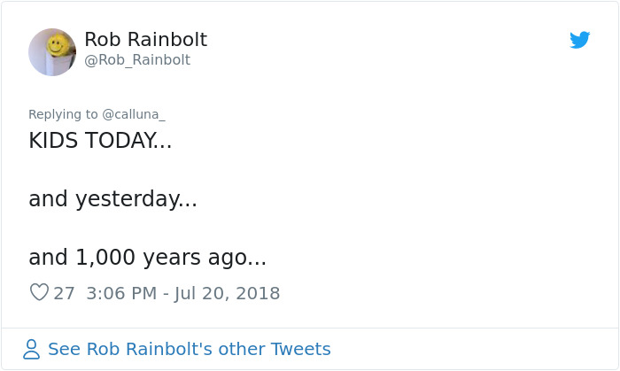 Woman Shares 18th Century Student Disciplinary Records In Response To ‘Millennials Are The Worst’ Claim Woman Shares 18th Century Student Disciplinary Records In Response To ‘Millennials Are The Worst’ Claim