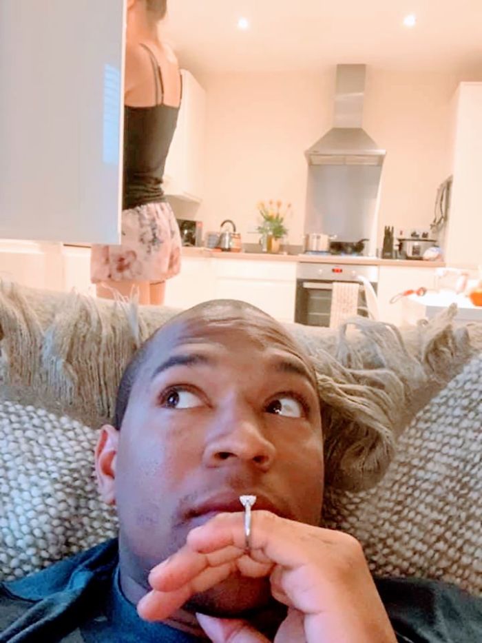 BF Decides To See How Far He Can Take Parading Engagement Ring In Front Of His GF Without Her Noticing (22 Pics) BF Decides To See How Far He Can Take Parading Engagement Ring In Front Of His GF Without Her Noticing (22 Pics)