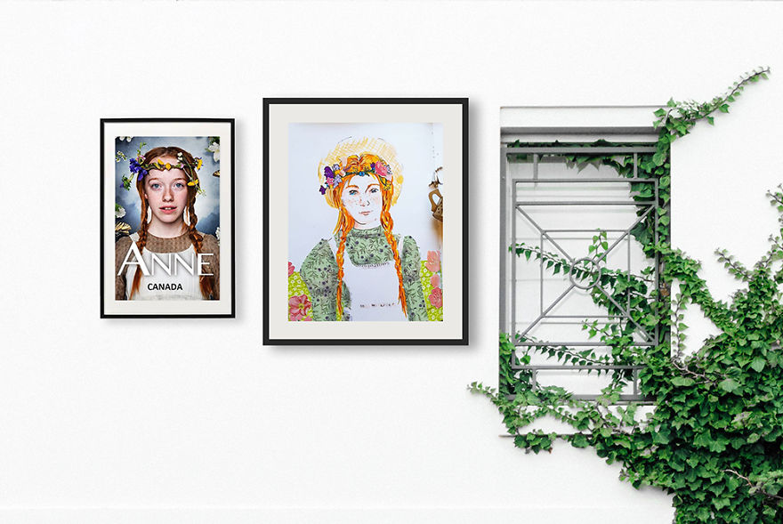 I Made Illustrations Of My Favorite TV Heroines With Washi Tape (10 Pics)