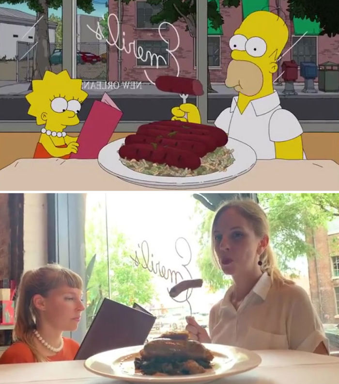 Two Swiss Tourists Recreate &lsquo;The Simpsons&rsquo; Episode Of Homer&rsquo;s Food Tour In 54 New Orleans Restaurants Shot For Shot