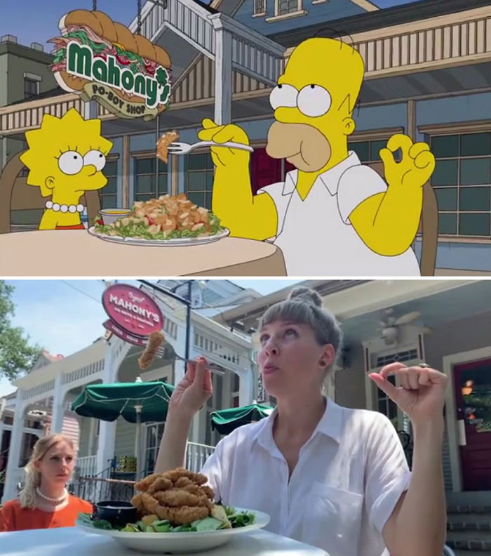 Two Swiss Tourists Recreate &lsquo;The Simpsons&rsquo; Episode Of Homer&rsquo;s Food Tour In 54 New Orleans Restaurants Shot For Shot