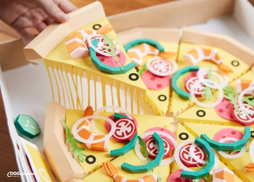 Korean Artist Meticulously Crafts Sculptures Of Everyday Meals And Household Objects Out Of Colorful Paper