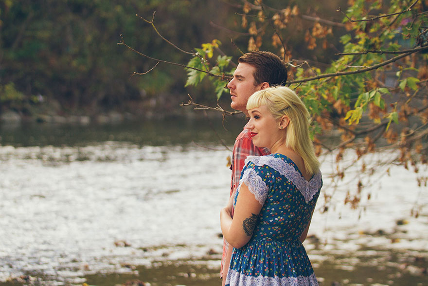 This Couple Has The Most Horrifying Engagement Photoshoot