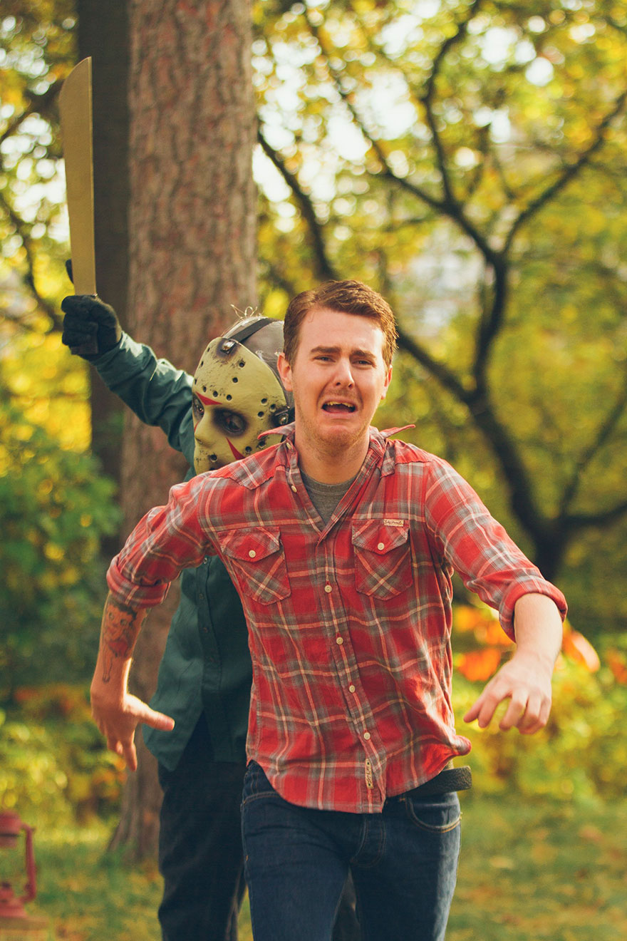 This Couple Has The Most Horrifying Engagement Photoshoot