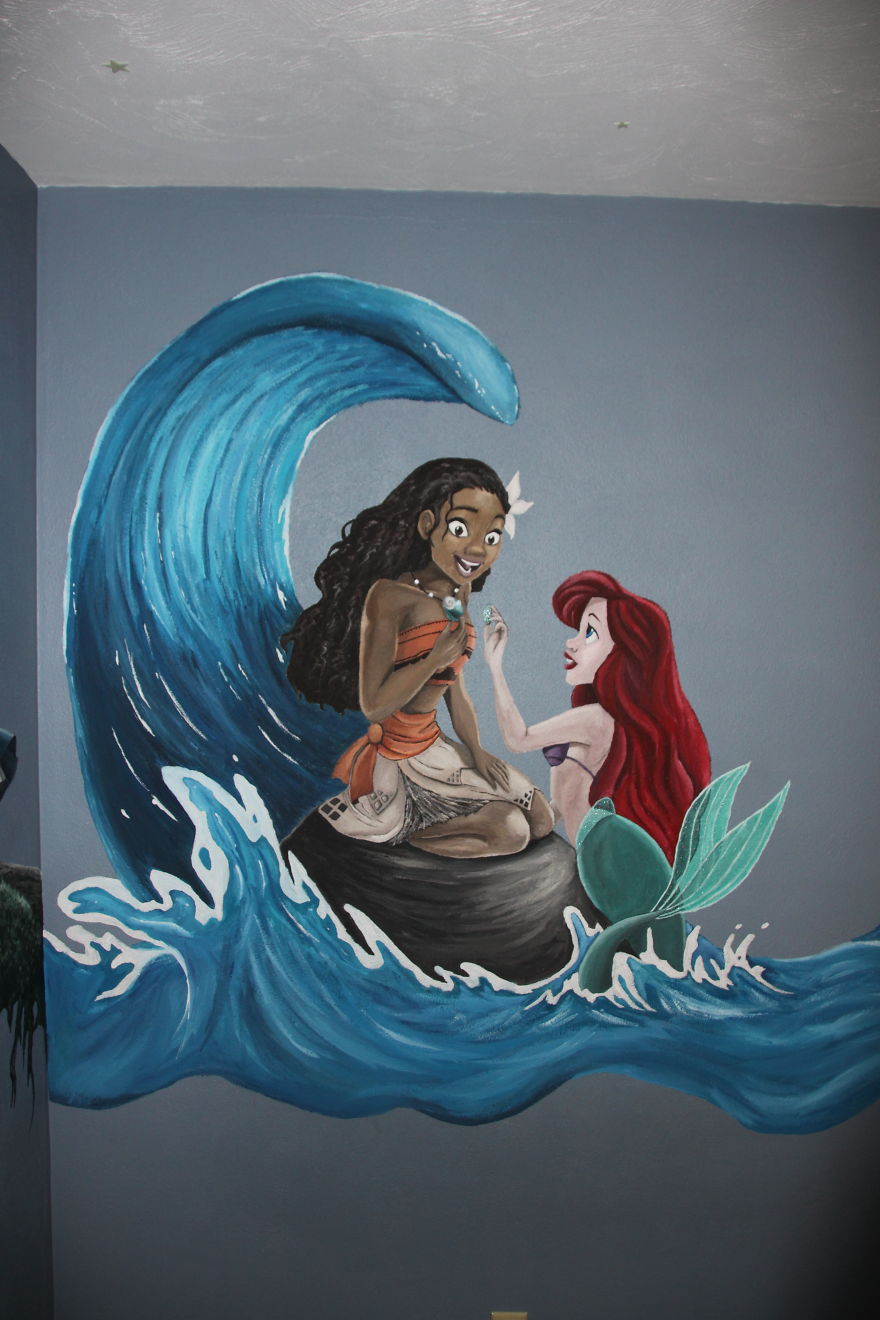 I’m A Stay-At-Home Dad And I Wanted To Make My Daughters’ Room Special, So I Painted Murals In Their Room (19 Pics) I’m A Stay-At-Home Dad And I Wanted To Make My Daughters’ Room Special, So I Painted Murals In Their Room (19 Pics)