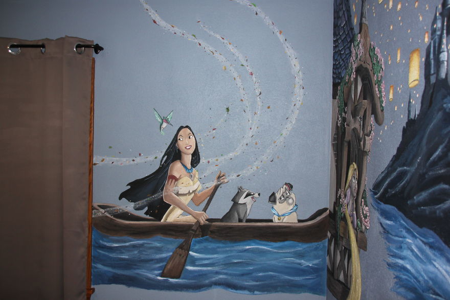 I’m A Stay-At-Home Dad And I Wanted To Make My Daughters’ Room Special, So I Painted Murals In Their Room (19 Pics) I’m A Stay-At-Home Dad And I Wanted To Make My Daughters’ Room Special, So I Painted Murals In Their Room (19 Pics)