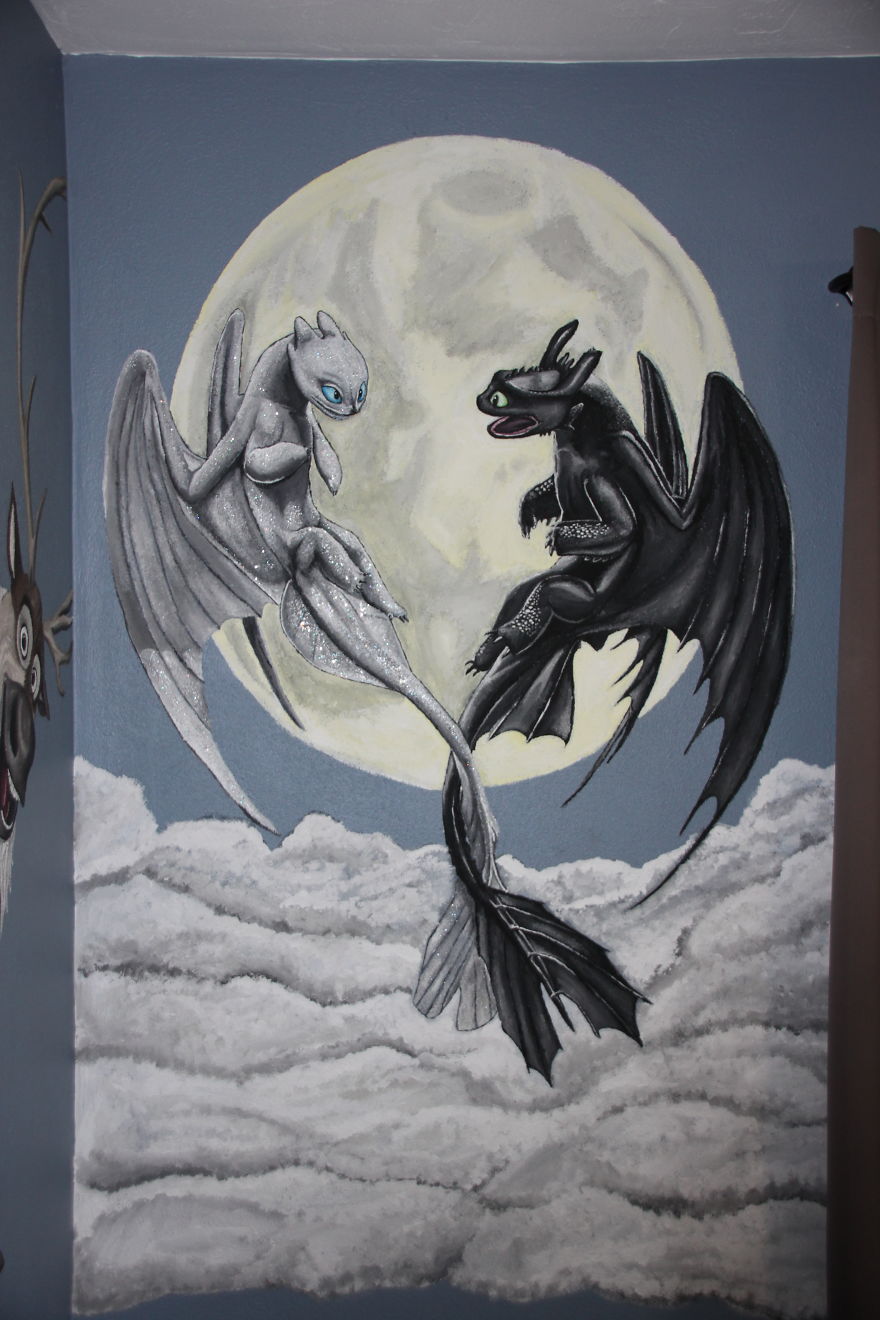 I’m A Stay-At-Home Dad And I Wanted To Make My Daughters’ Room Special, So I Painted Murals In Their Room (19 Pics) I’m A Stay-At-Home Dad And I Wanted To Make My Daughters’ Room Special, So I Painted Murals In Their Room (19 Pics)