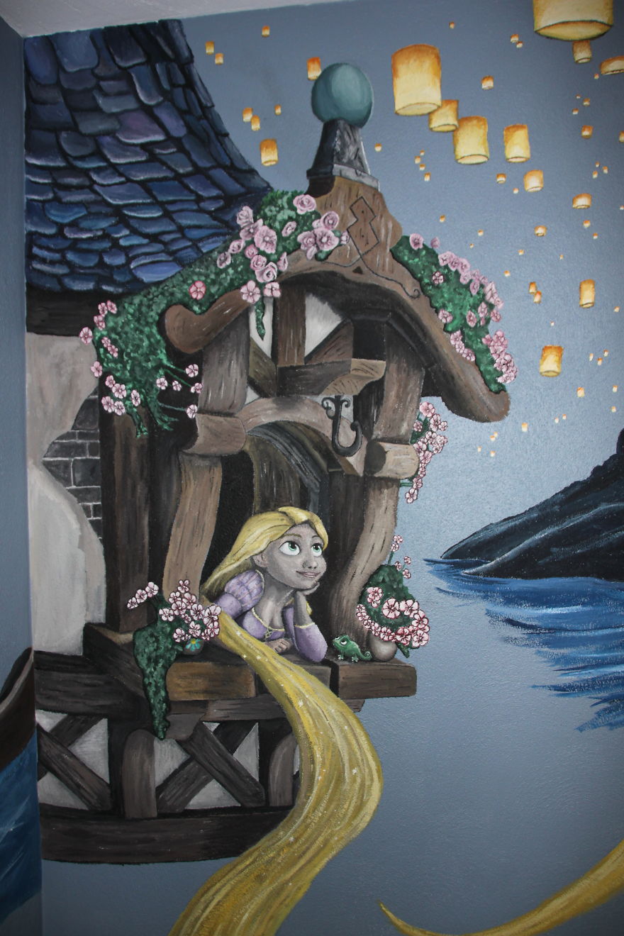 I’m A Stay-At-Home Dad And I Wanted To Make My Daughters’ Room Special, So I Painted Murals In Their Room (19 Pics) I’m A Stay-At-Home Dad And I Wanted To Make My Daughters’ Room Special, So I Painted Murals In Their Room (19 Pics)