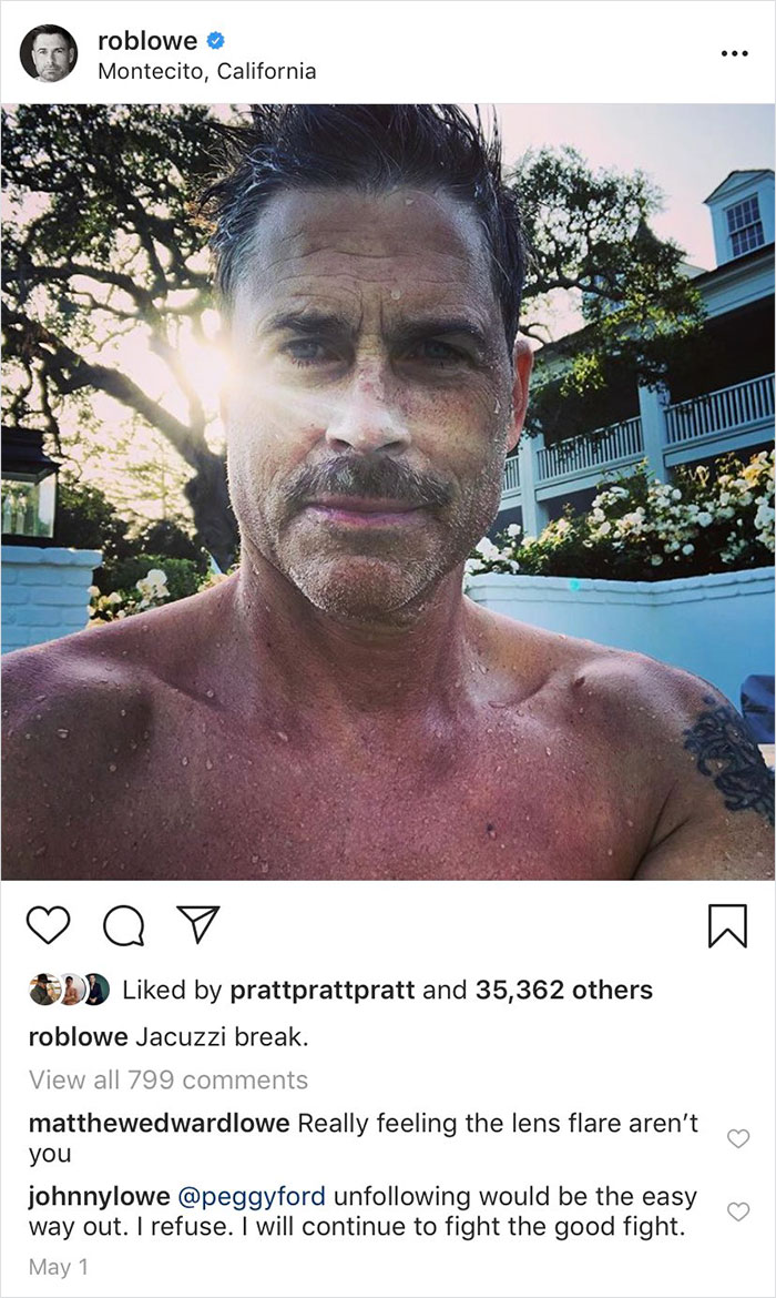 Rob Lowe’s Sons Keep Trolling Him On Instagram, And It’s Hilarious (19 Pics)