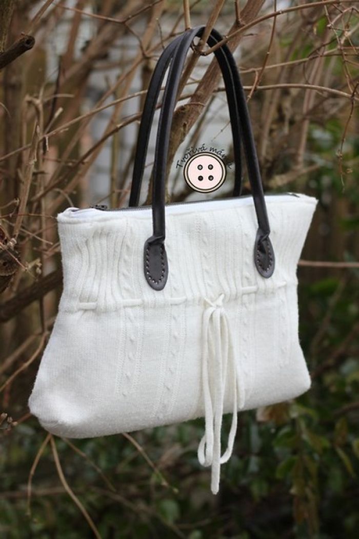 I Upcycled An Old Sweater Into A Gorgeous Handbag I Upcycled An Old Sweater Into A Gorgeous Handbag