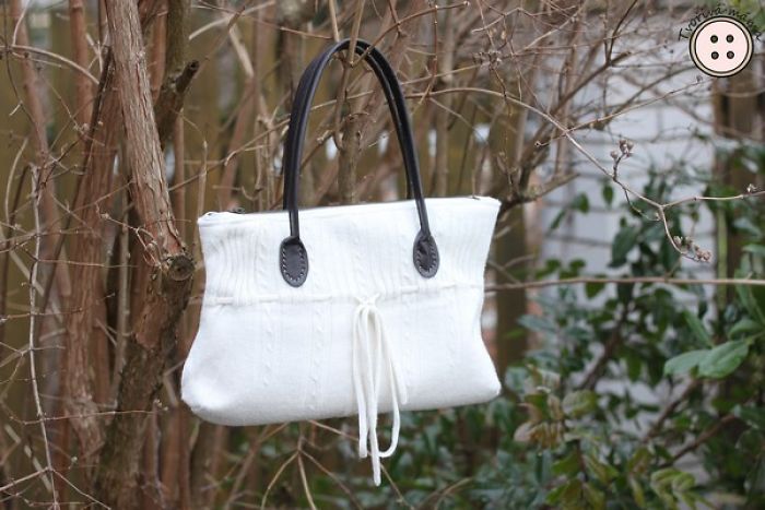 I Upcycled An Old Sweater Into A Gorgeous Handbag I Upcycled An Old Sweater Into A Gorgeous Handbag