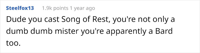 Dungeon Master Shares How He Helped His Friend’s Daughter Sleep After She Called Him “Dumb Dumb” Dungeon Master Shares How He Helped His Friend’s Daughter Sleep After She Called Him “Dumb Dumb”