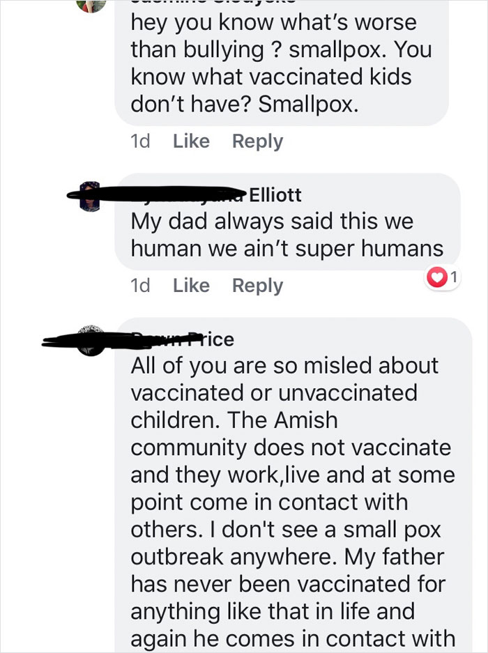 Anti-Vaxxer Angry Over This Sign At School, Attacks It On Facebook, Gets Shut Down With Many Responses Anti-Vaxxer Angry Over This Sign At School, Attacks It On Facebook, Gets Shut Down With Many Responses