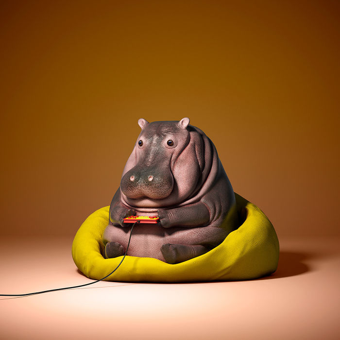 Chinese Artist Creates 20 Pics Of Slothful Animals To Parody How Lazy This Generation Is Becoming Chinese Artist Creates 20 Pics Of Slothful Animals To Parody How Lazy This Generation Is Becoming