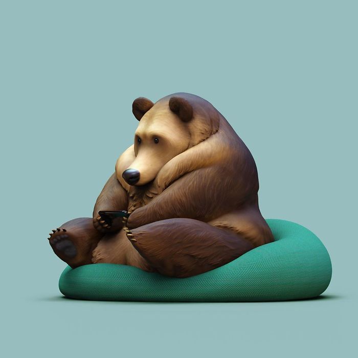 Chinese Artist Creates 20 Pics Of Slothful Animals To Parody How Lazy This Generation Is Becoming Chinese Artist Creates 20 Pics Of Slothful Animals To Parody How Lazy This Generation Is Becoming