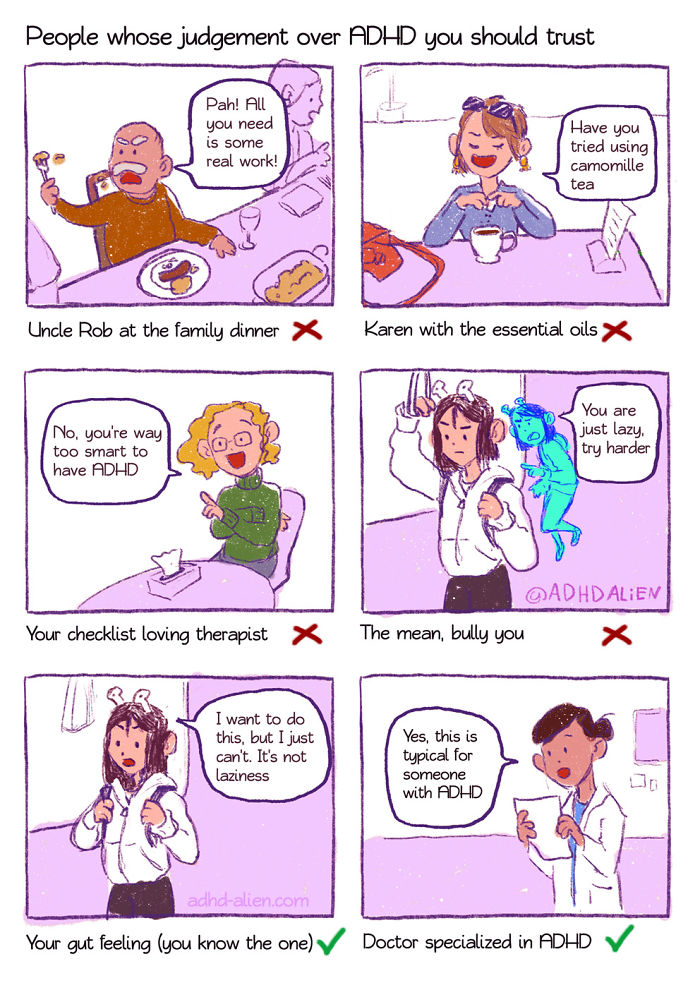21 Comics About ADHD By A 29-Year-Old Artist That Only Got The Right Diagnosis A Year Ago 21 Comics About ADHD By A 29-Year-Old Artist That Only Got The Right Diagnosis A Year Ago