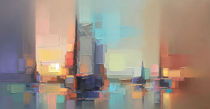 Artist Creates Modern Landscapes In His Unique Abstract Style (13 Pics)