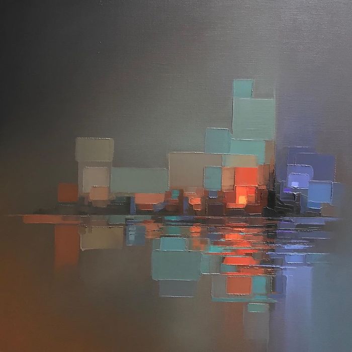 Artist Creates Modern Landscapes In His Unique Abstract Style (13 Pics)