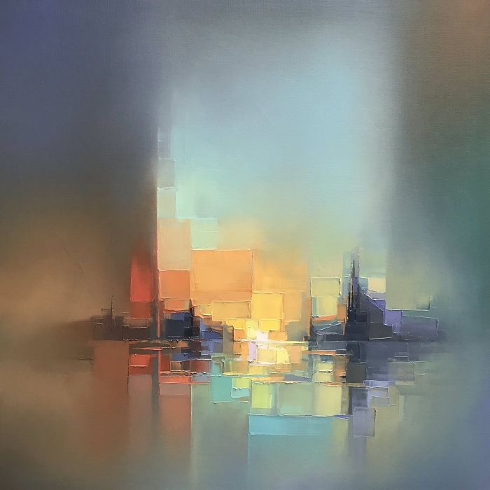 Artist Creates Modern Landscapes In His Unique Abstract Style (13 Pics)