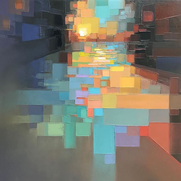 Artist Creates Modern Landscapes In His Unique Abstract Style (13 Pics)