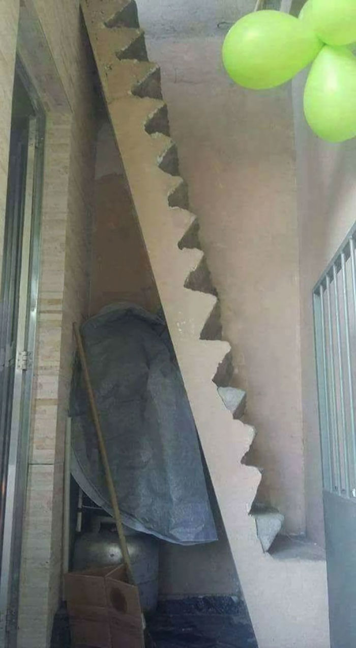 40 Epic Stair Design Fails That May Result In Some Serious Injuries